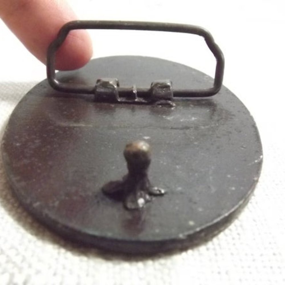 Vintage CORAM Construction Advertising Belt Buckle - Picture 5 of 6